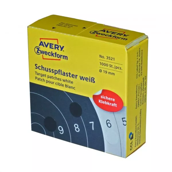 Avery Zweckform Schusspflaster - Weiß